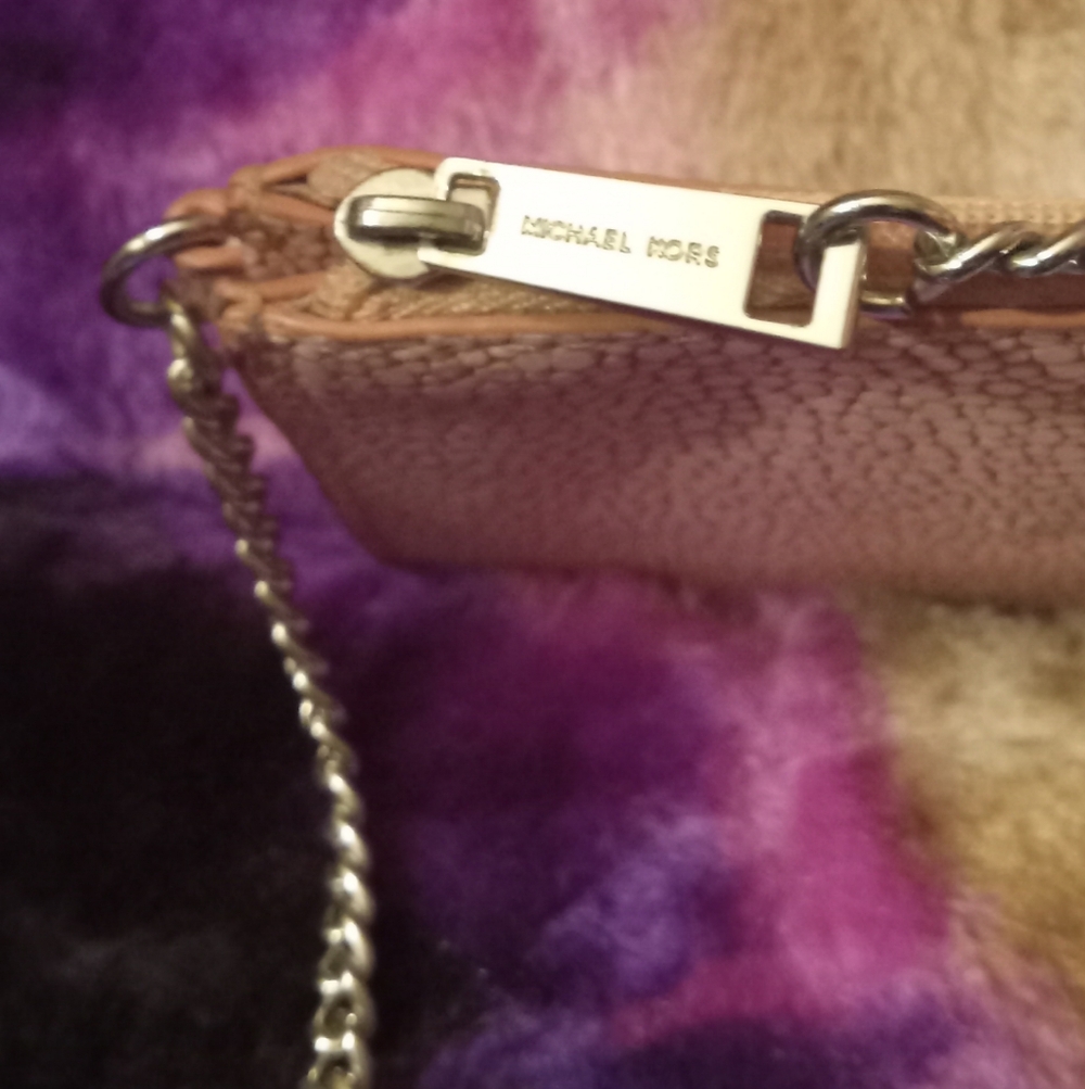 EUC Vintage Michael Kors Card Case Wristlet with Chain Strap - Picture 3 of 6